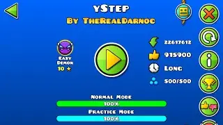 yStep by TheRealDarnoc 100% (Easy Demon)