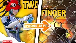 DAY 8🚀TPP AND FPP GAMEPLAY💥KING OF TWO FINGER IPHONE 15 PRO GAMEPLAY🟢