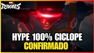HYPE 100% CICLOPE CONFIRMADO NO MARVEL RIVALS #MarvelRivals #Cyclops #Jogos #AmazoGames