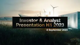 Investor & Analyst Webcast Presentation H1 2023 | 8 September 2023