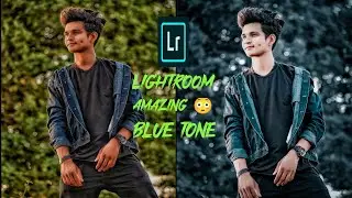 Lightroom new Blue tone photo editing । Amazing photo editing। Full hindi tutorial !