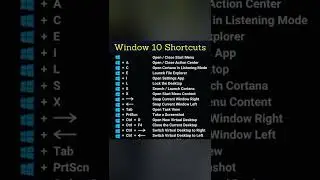 windows 10 shortcut