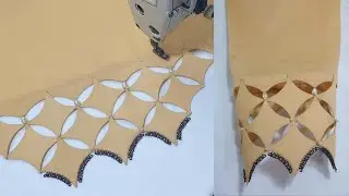 Best Cutwork Style Trouser Bottom Design For Eid Special Cutting and Stitching