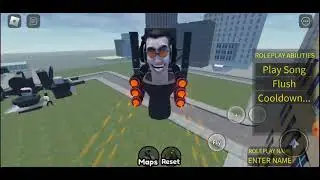 Playing skibdi toilet role play roblox #roblox #skibiditoilet