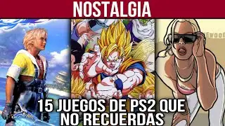 TOP 15 MEJORES juegos de PS2 que te DEVOLVERÁN al PASADO