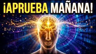 Audio Subliminal para APROBAR UN EXAMEN Mañana | Memoria y Concentración