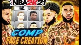 BEST COMP STAGE ‘Center’ FACE CREATION in NBA2K21! BEST DRIPPY CENTER FACE CREATION