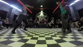 Karina Ahtamova vs. Daler (win) || 1/8 Dancehall battle 1X1