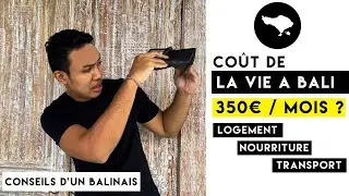 Coût de la vie à Bali - Budget 350 € / mois ( Logement, Transport, Nourriture ) ? - VLOG BALI 2020