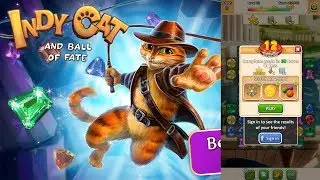 Indy Cat Match 3 Level 12 HD 1080p