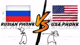 Rusian Phonk🇷🇺 vs USA Phonk🇺🇸 || Epic Battle😈