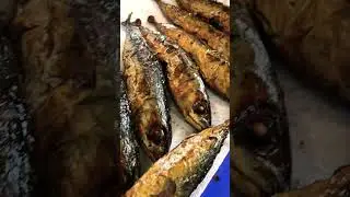 Best Smoked Fish Tinapa mackerel #shorts #viral #food #yummy #fun #cooking #fish #icecream