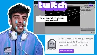 😭Suspenden la cuenta de twitch de Fede Vigevani EN VIVO!! (Banean) ☹️☹️😭