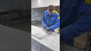 Review of Master Classes Wood-Concrete. Stripping of the test panel 
