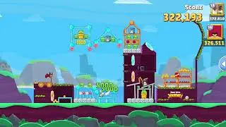 Angry Birds Friends Level 8 Tournament 1031 three stars NO POWER-UP walkthrough 2022-01-17