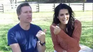 Angie Harmon & Craig Morgan BTS Interview 