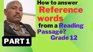 Reference words in a Reading passage
