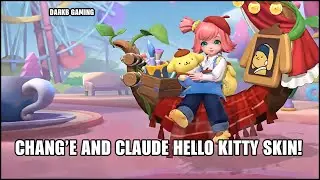 Chang'e and Claude Hello Kitty Skins Entrance Animation | MLBB