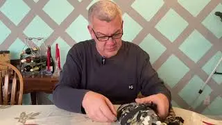 Heated winter gloves camouflage
