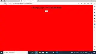 change background color of web page dynamically