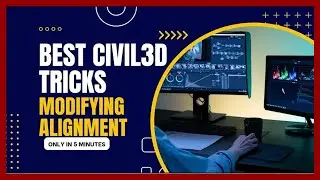 Modify Alignment in Civil 3D 2024 | AutoCAD Civil 3D 2024 | Dynamic Design Creations