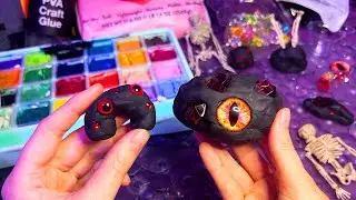 ASMR Making Miniature Sculptures (Whispered, Silk Clay)