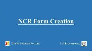 NCR FORM | S&R CONSULTANTS