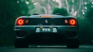 Gated Ferrari 360 Raw Sound + Photoshoot | 4K