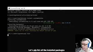 Install CustomTkinter | Modern Python GUI [CC: English / Cantonese]