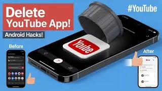 How to Delete (or) Disable the YouTube app on Your Phone || Android Hacks || #youtube