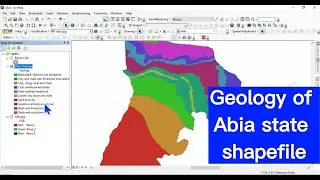 Abia State Geology Shapefile | Geology of Nigeria Shapefile