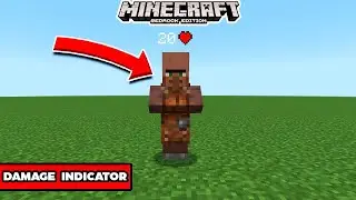 👉LIFE and DAMAGE INDICATOR for MINECRAFT PE/BEDROCK 1.20 | Damage Indicator