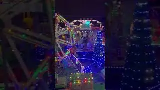 Christmas lights display