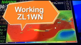 Working ZL1WN featuring Ham Clock and N3FJP AC Log #hamradio #dx #propagation #ssb #logging