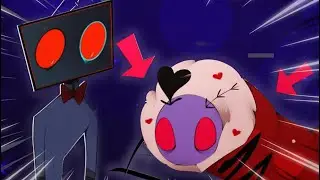 VOX BABYSITS VAL (Hazbin Hotel Comic Dub)