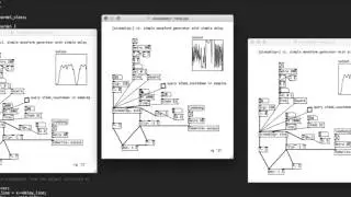 sinedelay~ - Waveform Generator and Delay Line External for Pd