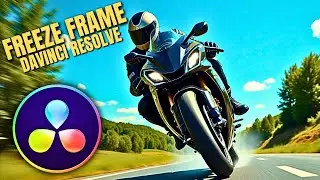 How To Freeze A FRAME IN DAVINCI RESOLVE