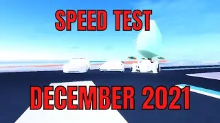 SPEED TEST(DECEMBER 2021) - Roblox Jailbreak