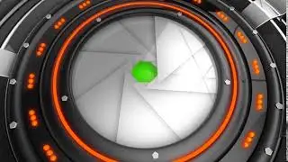 Mechanic Shutter Opens ✩ HD Greenscreen / Chroma Key