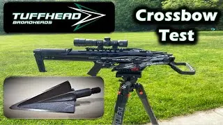 Tuffhead Evolution 3 Blade 150 - Crossbow Test at 60 Yards Part 2