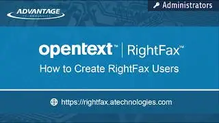 How To Create RightFax Users