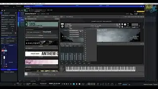 Assign MIDI outputs to Kontakt 7 Various libraries in Studio One 6