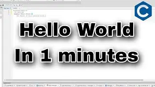 How to Print Hello World in C