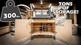 DIY HEAVY DUTY Mobile Tool Stand - Supports Over 300lbs!