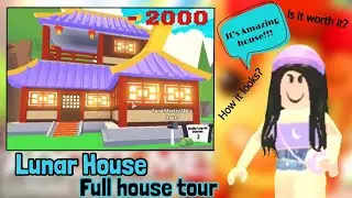 New Lunar House  **lunar update**  in Adopt Me | full house tour