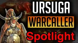Ursuga Warcaller Spotlight | arena & dungeon Gameplay | Raid Shadow Legends
