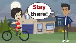 Lisa is grounded but does this... | Basic English conversation | Learn English | Like English