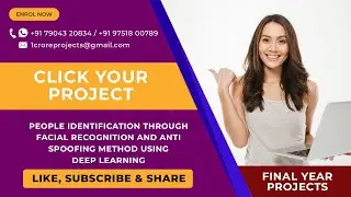 People Identification Through Facial Recognition And Anti Spoofing Method Using Deep Learning