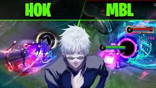 QUAL GOJO FICOU MELHOR? MOBILE LEGENDS OU HONOR OF KINGS?