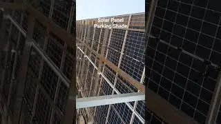 Solar Panel Parking Shade #youtubeshorts #shortsvideo #solarpanel